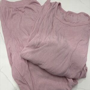 Ribbed bamboo pjs small